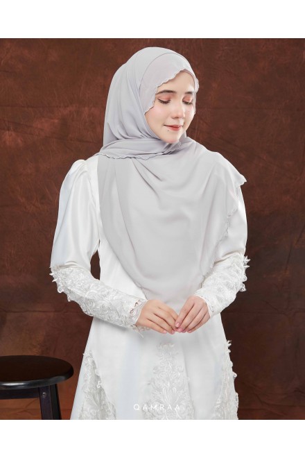 SELENDANG KUNTOM SOFT SILVER